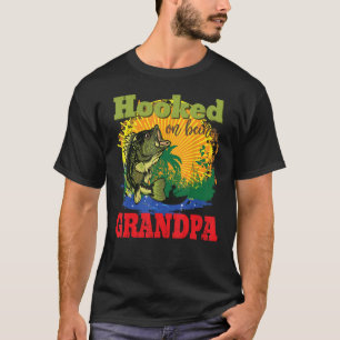 Camiseta Homens viciados em ser um pai citar vovô