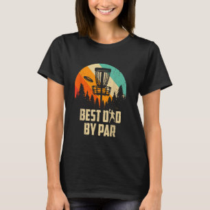 Camiseta Homens Vintage Melhor Pai Por Par Disk Golf Pai Pa