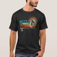 Homens Vintage Retro Pesca Tio Dia dos Pais