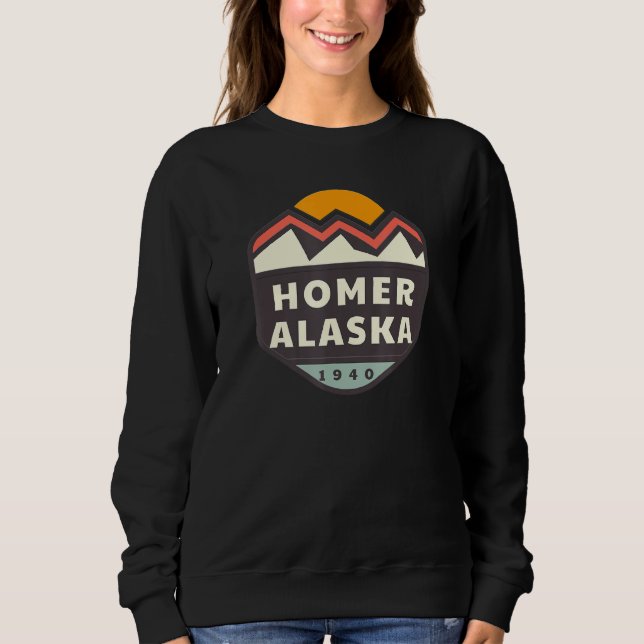 Camiseta Homer Alaska Mountain Sunset 1 (Frente)