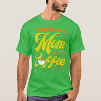 Camiseta Homesescola Mãe Café Moteachingeacher Retro