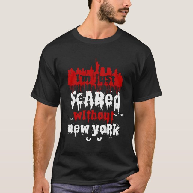 Camiseta Homesick New York America American Halloween Scary (Frente)