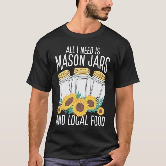 Camiseta Homesteading Homegrown Local Food Canning Season C (Frente)