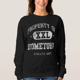 Camiseta Hometown Property Xxl Sport College Athletic Funny