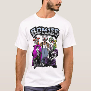 Camiseta Homies Nostalgia dos anos 90 Palhaços Cholo