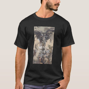 Camiseta Homo Homini Lupus Painting de Maximilian Pirner