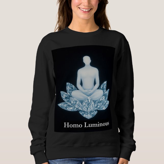 Camiseta Homo Luminous Womens Sweatshirt (Frente)