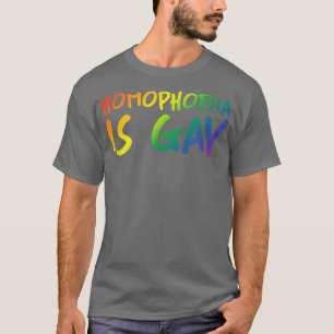 Camiseta Homofobia É Gay Engraçada Piada Festa De Orgulho g