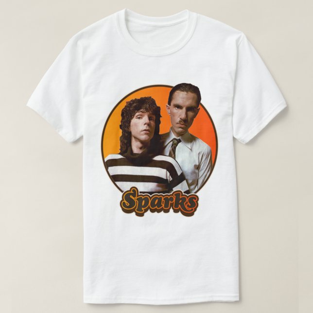 Camiseta Homologação de Banda do Sparks Retro (Frente do Design)