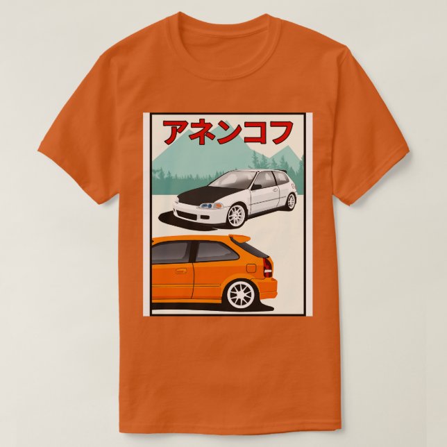 Camiseta Honda Civic Typer (Frente do Design)