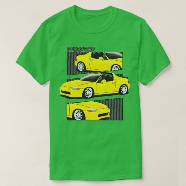 Camiseta Honda CRX del sol (Frente do Design)