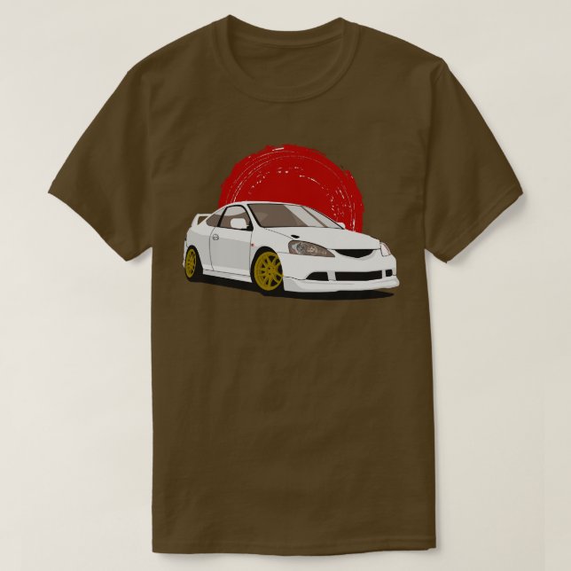 Camiseta Honda Integra tipo r dc5 (Frente do Design)