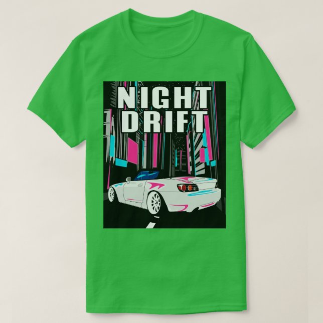 Camiseta Honda S2000 Night Drift (Frente do Design)