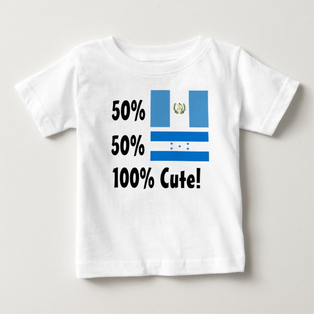 Camiseta Honduran 100% do Guatemalan 50% de 50% bonito (Frente)
