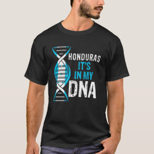 Camiseta Honduras Está no Meu DNA Orgulhoso Honduras Hondur
