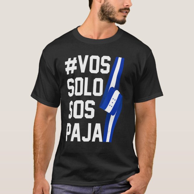 Camiseta Honduras Flag Catracho Pride Hondureño Vos Solos S (Frente)