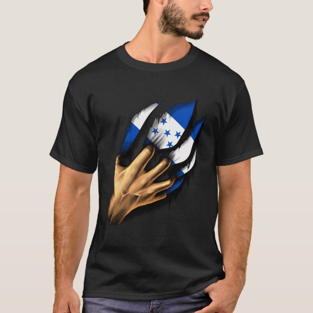 Camiseta Honduras Flag Hondurenan (Frente)