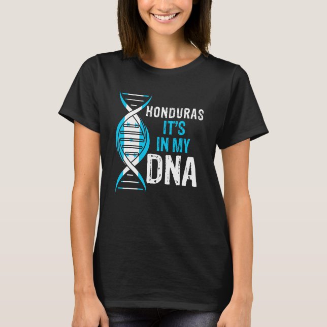 Camiseta Honduras It's In My DNA Proud Honduran Honduras Fl (Frente)