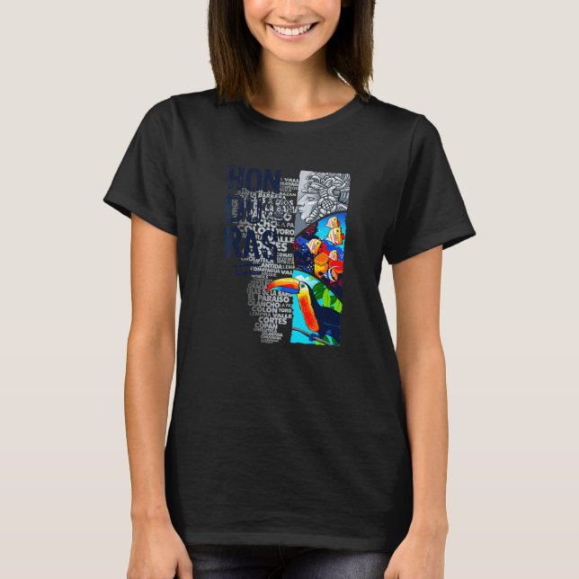 Camiseta Honduras turístico   (Frente)