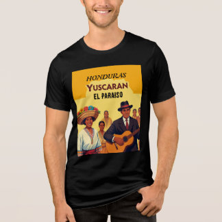 Camiseta Honduras YUSCARAN Retro poster