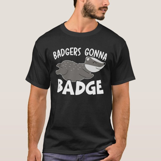 Camiseta Honey Badger  Wildlife Animal Ratel  17 (Frente)
