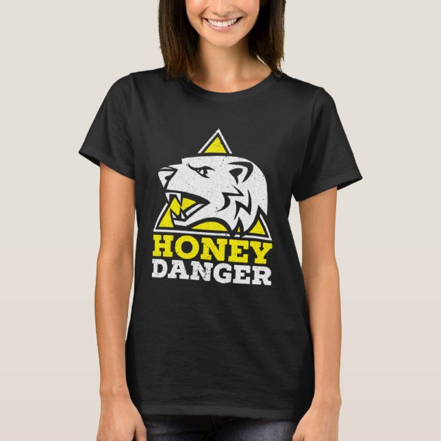 Camiseta Honey Badger  Wildlife Animal Ratel  8 (Frente)