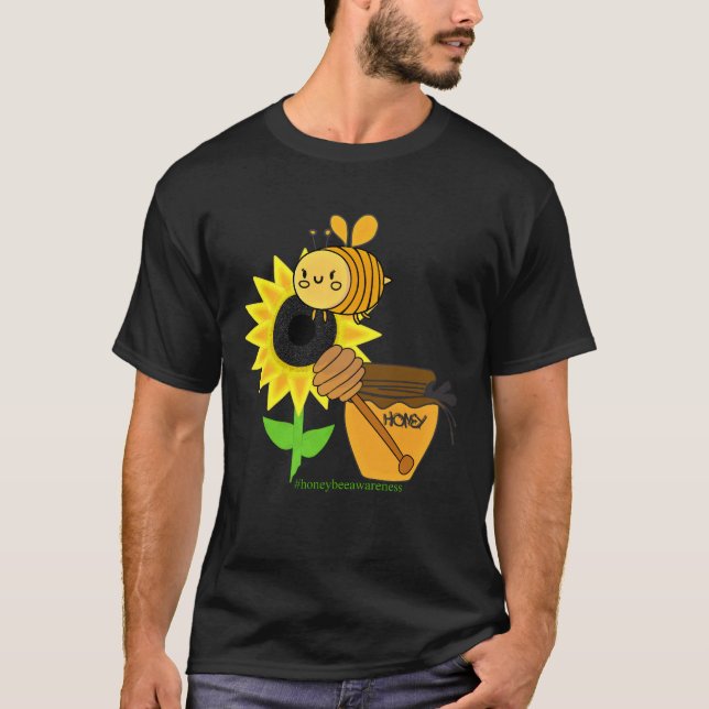 Camiseta Honey Bee Healthy Life - 20 de abril (Frente)