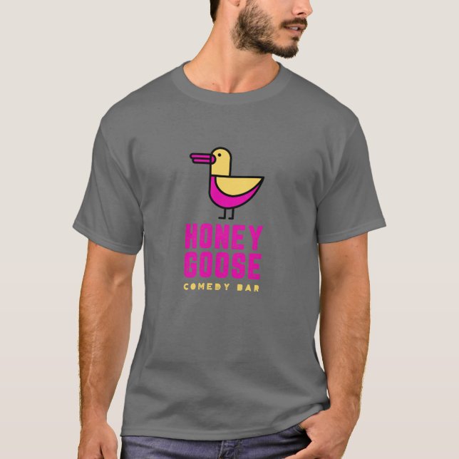 Camiseta Honey Goose Comedy Bar (Frente)