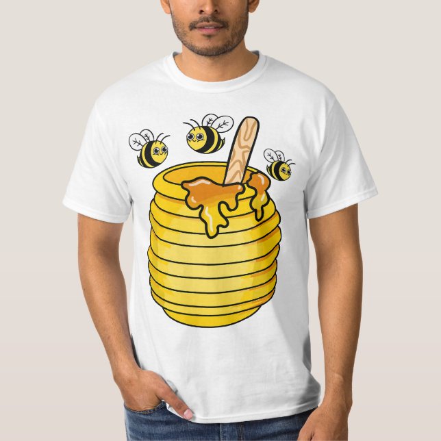 Camiseta Honey Jar Beekeeping  (Frente)