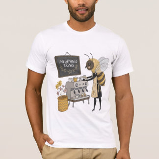 Camiseta Honey Latte Craftmaster: Barista Bee & Flower Espr