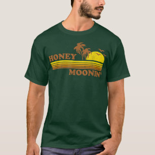 Camiseta Honey Moonin Beach Honeymoon Vacation Men Women Co