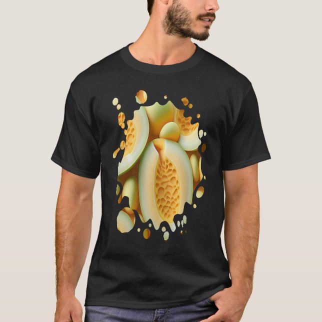 Camiseta Honeydew Melon Fruit  Gardening Veggies Men Women (Frente)