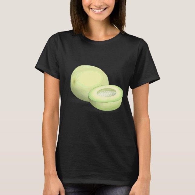 Camiseta Honeydew Summer Melon Fruta Divertimento (Frente)