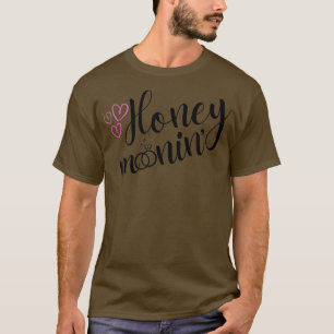 Camiseta Honeymoonin Bride Wedde Newlyweds Vaca