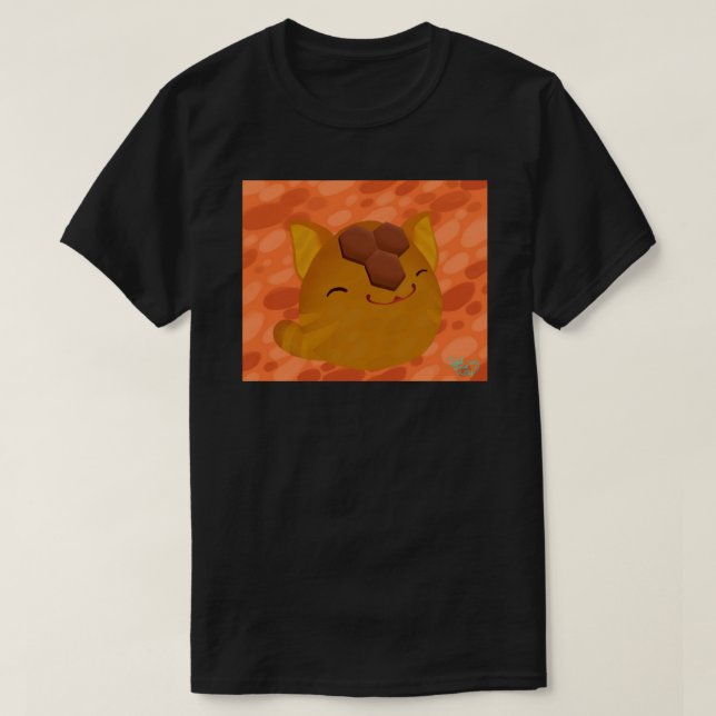 Camiseta Honeytabby - Slime Rancher Canvas Print.png (Frente do Design)