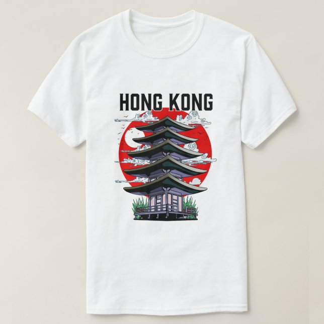 Camiseta Hong Kong (Frente do Design)