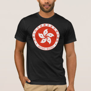 Camiseta hong kong emblem