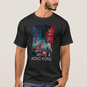 Camiseta Hong Kong Hong Kong Cidade de Hong Kong Hong Kong