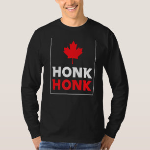 Camiseta Honk Honk Canadian Truckers Rule Canadá Engraçado