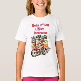 Camiseta Honk if You Love Sorvete