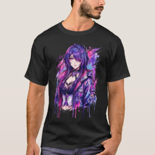 Camiseta Honkai Star Rail Acheron Galaxy Ranger Misteriosa 