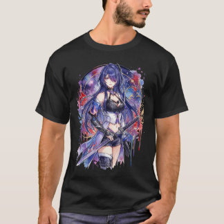 Camiseta Honkai Star Rail Acheron Galaxy Ranger Misteriosa 