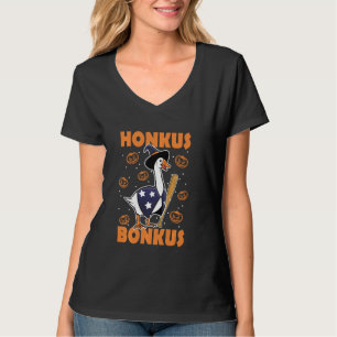 Camiseta Honkus Bonkus Dia de as Bruxas engraçado Goose Hon