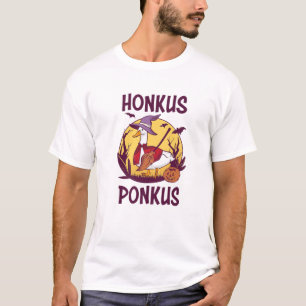 Camiseta Honkus Ponkus Goose Witch   Halloween Engraçado