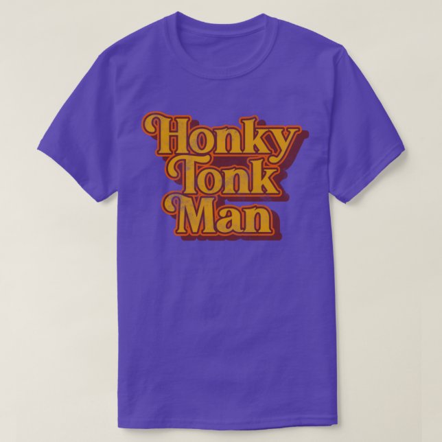 Camiseta Honky Tonk Man Retro Classic Design (Frente do Design)