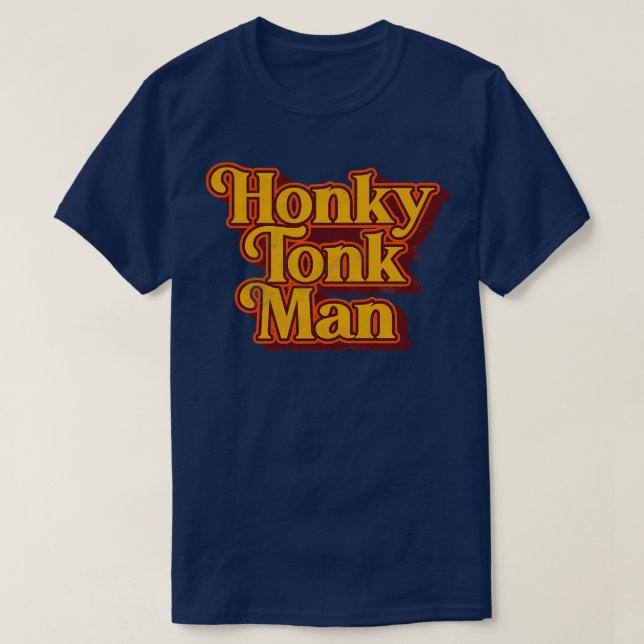 Camiseta Honky Tonk Man Retro Classic Design (Frente do Design)