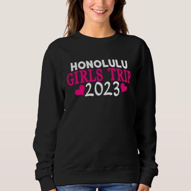 Camiseta Honolulu Girls Trip  2023 Women's Bachelorette Par (Frente)