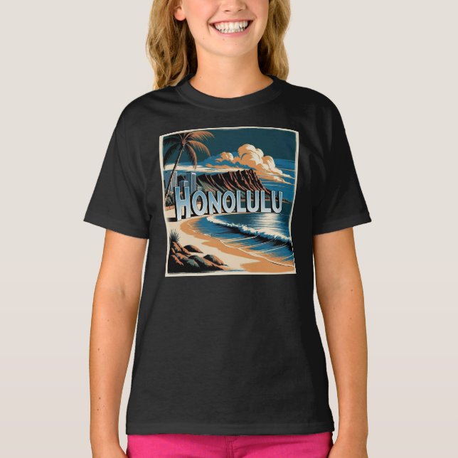 Camiseta Honolulu O’aho Hawaii (Frente)