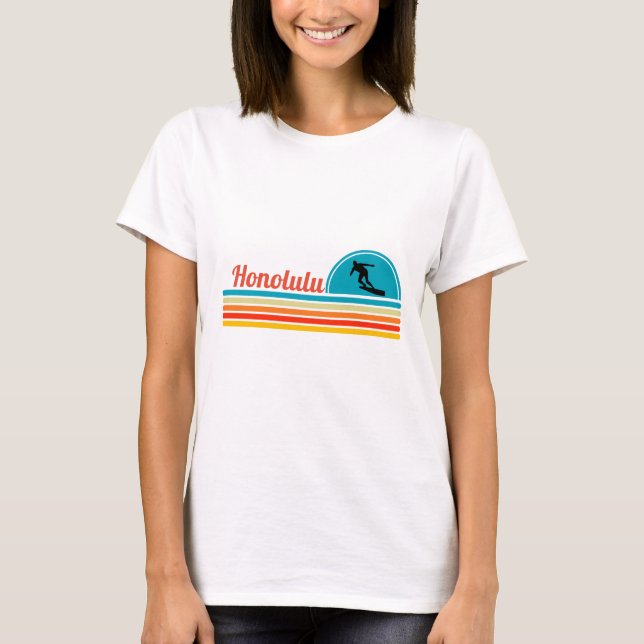 Camiseta Honolulu Retro (Frente)