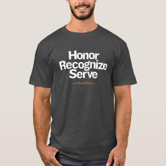 Camiseta Honor Reconhecer Servidor - Tipo Grande para Bkgd